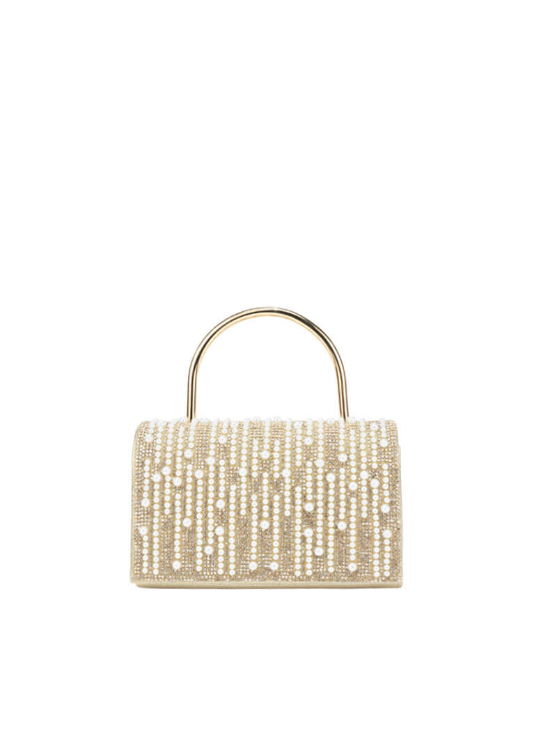 Sac de soirée à détails perlés